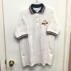 Vintage Hard Time Hotel Louisiana Correctional Service Polo Shirt Mens sz Medium